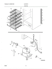 07 - System parts for Crosley Freezer UL2100CA8 from AppliancePartsPros.com
