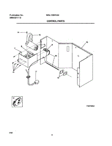 04 - Controls parts for Frigidaire Air Conditioner WAL123H1A4 from AppliancePartsPros.com