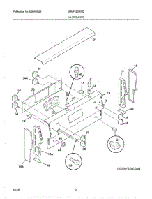 03 - Backguard parts for Crosley Range MRMF2200KM2 from AppliancePartsPros.com