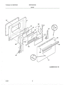 09 - Door parts for Crosley Range MRMF2200KM2 from AppliancePartsPros.com