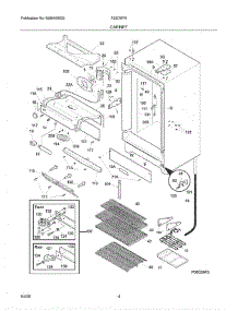 05 - Cabinet parts for Crosley Freezer F22CWF0 from AppliancePartsPros.com