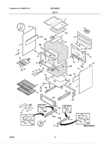 05 - Body parts for Crosley Range BEC358ES3 from AppliancePartsPros.com