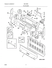 03 - Backguard parts for Crosley Range BEC318ES2 from AppliancePartsPros.com