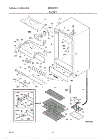 05 - Cabinet parts for Crosley Refrigerator GDR22CWRF0 from AppliancePartsPros.com