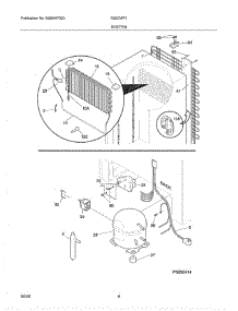 07 - System parts for Crosley Refrigerator R22CWF1 from AppliancePartsPros.com