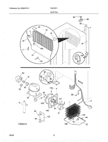 07 - System parts for Crosley Freezer F22CWF1 from AppliancePartsPros.com