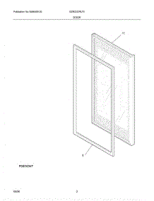 03 - Door parts for Crosley Refrigerator GDR22CWLF0 from AppliancePartsPros.com