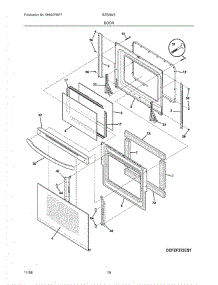 09 - Door parts for Crosley Range BES384EB3 from AppliancePartsPros.com