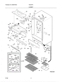 05 - Cabinet parts for Crosley Refrigerator R22CWF2 from AppliancePartsPros.com