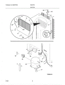 07 - System parts for Crosley Refrigerator R22CWF2 from AppliancePartsPros.com