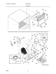 09 - System parts for Crosley Refrigerator CRTE183AWJ from AppliancePartsPros.com