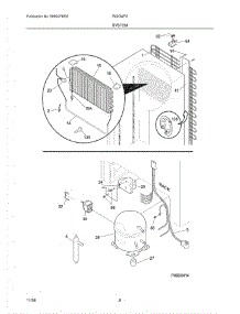 07 - System parts for Crosley Refrigerator R22CWF3 from AppliancePartsPros.com