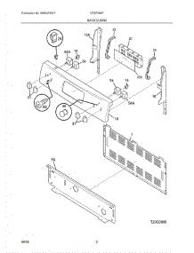 03 - Backguard parts for Crosley Range CREF366FBA from AppliancePartsPros.com