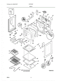 05 - Body parts for Crosley Range CREF366FBA from AppliancePartsPros.com
