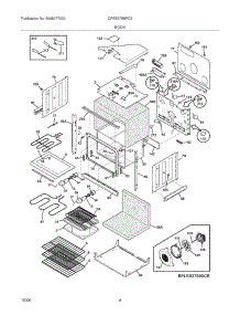 05 - Body parts for Frigidaire Oven CPEB27S9FC2 from AppliancePartsPros.com