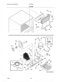 09 - System parts for Crosley Refrigerator CRTE183ASL from AppliancePartsPros.com