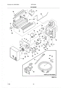 11 - Ice Maker parts for Crosley Refrigerator CRTE183IAS0 from AppliancePartsPros.com