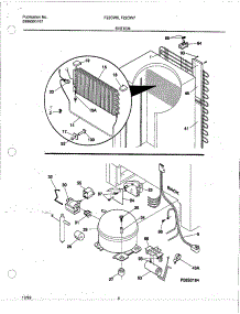 07 - System parts for Frigidaire Freezer F22CW7 from AppliancePartsPros.com