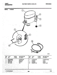 05 - Compressor parts for Frigidaire 14-025A2 from AppliancePartsPros.com