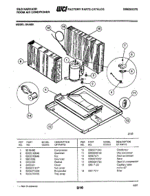 06 - Compresser parts for Frigidaire 5HA501 from AppliancePartsPros.com
