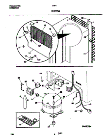 07 - System parts for Frigidaire Room Air Conditioner CAR12 from AppliancePartsPros.com