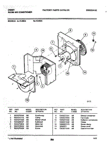 04 - Motor / Fan parts for Frigidaire Compactor 15-052A from AppliancePartsPros.com