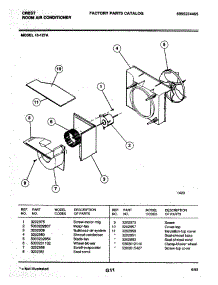 06 - Motor / Fan parts for Frigidaire Sewing Machine 15-127A from AppliancePartsPros.com