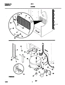 05 - System parts for Frigidaire Freezer ER141 from AppliancePartsPros.com