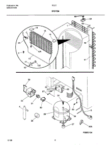 07 - System parts for Frigidaire Refrigerator R22CW4 from AppliancePartsPros.com