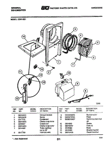 04 - Condenser parts for Frigidaire Freezer GDH15E1 from AppliancePartsPros.com