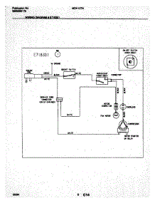 07 - Wiring Diagram parts for Frigidaire Dehumidifier MDH13TN2 from AppliancePartsPros.com