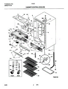 05 - Cabinet / Control / Shelves parts for Frigidaire Refrigerator R22CW2 from AppliancePartsPros.com
