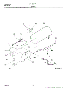 11 - Burner parts for Frigidaire Dryer LFD301GW0 from AppliancePartsPros.com