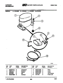 07 - Power parts for Frigidaire Dehumidifier CDH40E2 from AppliancePartsPros.com