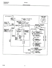 06 - Wiring Diagram parts for Frigidaire Dehumidifier HDH30A from AppliancePartsPros.com