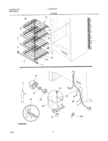 07 - System parts for Frigidaire Freezer UL1293ECW11 from AppliancePartsPros.com