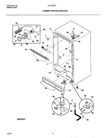 05 - Cabinet / Control / Shelves parts for Frigidaire Freezer UL1293ECW8 from AppliancePartsPros.com