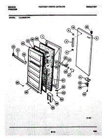 03 - Door parts for Frigidaire Freezer UL2483ECW4 from AppliancePartsPros.com