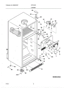 05 - Cabinet parts for Crosley Refrigerator CRTE183AQ0 from AppliancePartsPros.com