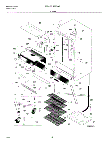 05 - Cabinet parts for Frigidaire Refrigerator R22CW5 from AppliancePartsPros.com