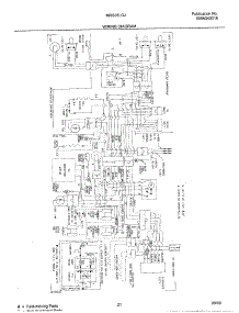 21 - Wiring Diagram parts for Frigidaire Refrigerator MRS26LGJB2 from AppliancePartsPros.com