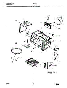 07 - Wrapper parts for Frigidaire Microwave 56-2272-10/02 from AppliancePartsPros.com