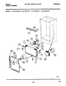 07 - Evaporator parts for Frigidaire Freezer UL1991ECW1 from AppliancePartsPros.com