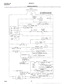 20 - Wiring Schematic parts for Frigidaire Refrigerator MRS26LGJQ2 from AppliancePartsPros.com