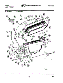 03 - Door / Cabinet / System parts for Frigidaire CAL16CA4 from AppliancePartsPros.com