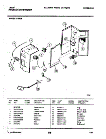 04 - Control Panel parts for Frigidaire 15-092B from AppliancePartsPros.com