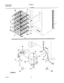 07 - System parts for Frigidaire Freezer UL4000ECW5 from AppliancePartsPros.com