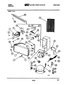 07 - System parts for Frigidaire Freezer VV18 from AppliancePartsPros.com
