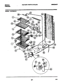 07 - System parts for Frigidaire Freezer UL2193ECW1 from AppliancePartsPros.com