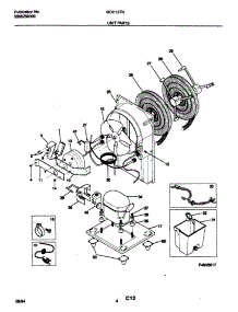 05 - Unit Parts parts for Frigidaire Dehumidifier MDH13TN3 from AppliancePartsPros.com